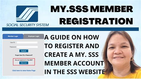 How to Register in the My.SSS Portal (Member Account).